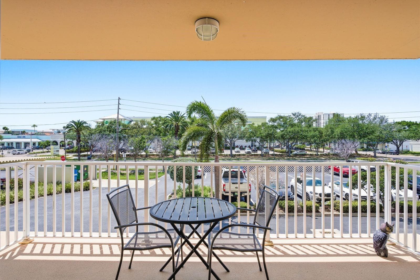 Balcony off the primary bedroom. - 223 ISLAND WAY #2D, CLEARWATER BEACH