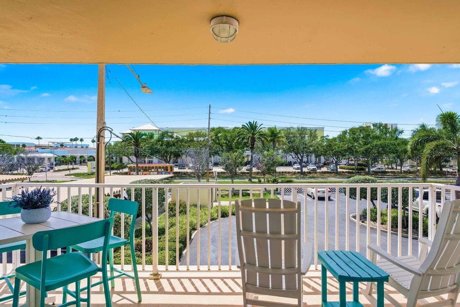 Balcony off the living room area - 223 ISLAND WAY #2D, CLEARWATER BEACH
