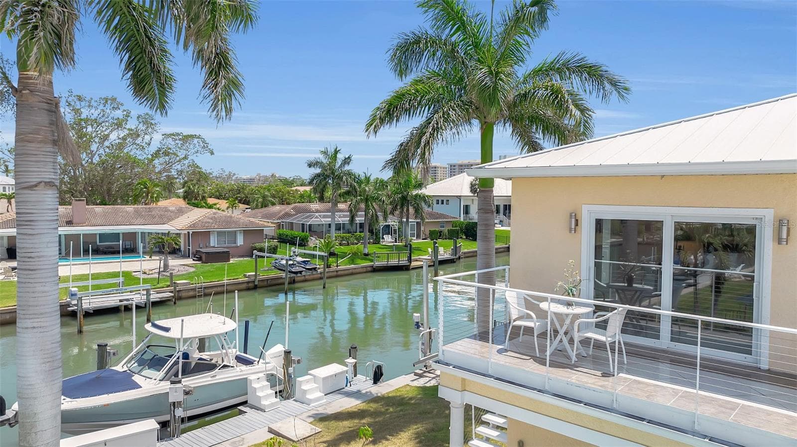 Balcony off Primary Bedroom - 524 HORNBLOWER LN, LONGBOAT KEY