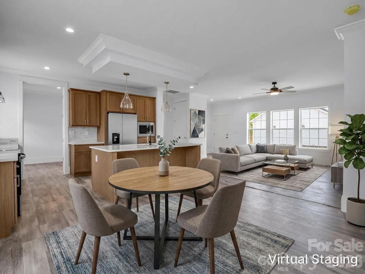 Great Room - Virtual Staging - 145 Prosperity Way, Forest City