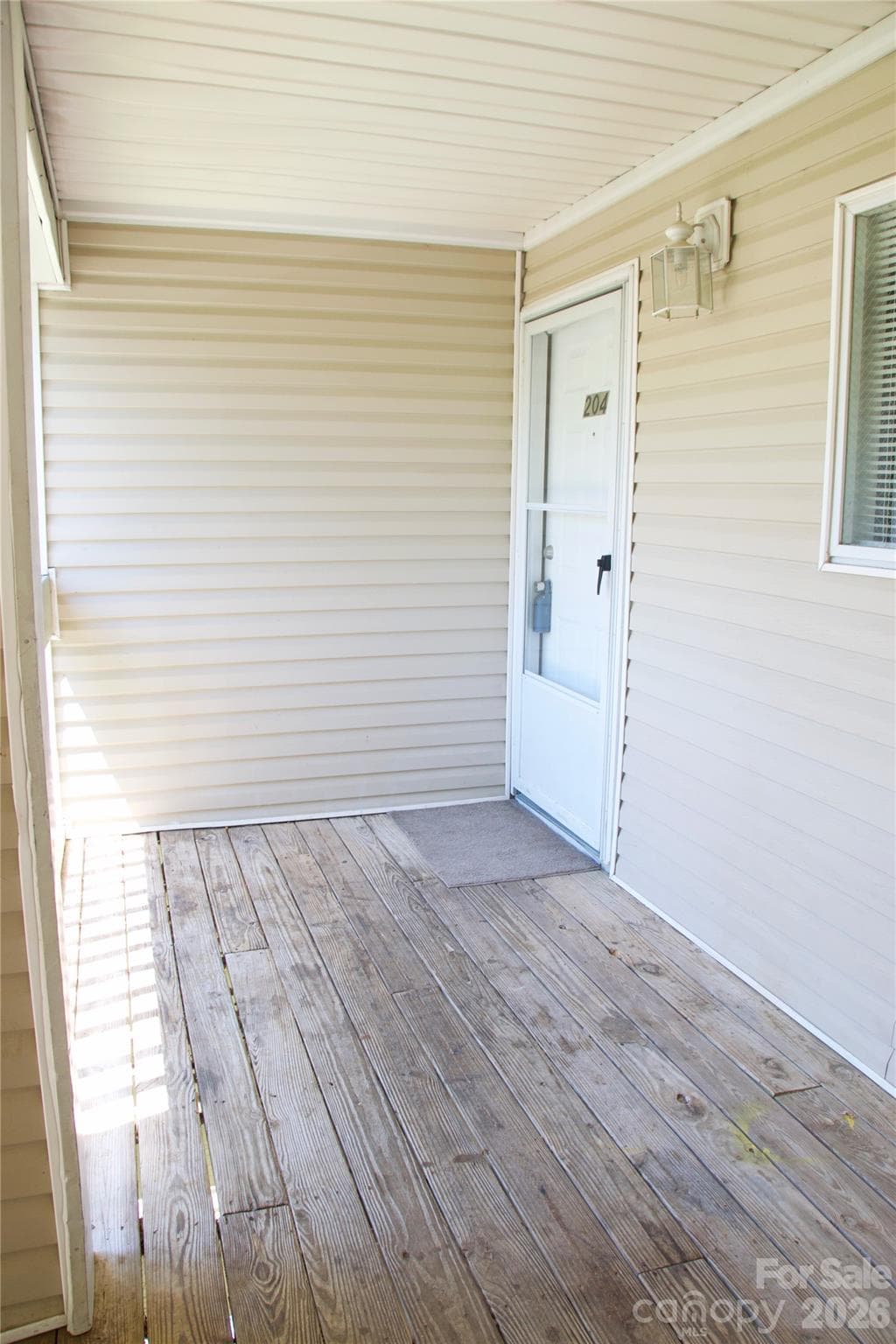 Covered entry way area perfect for seating - Rock Hill