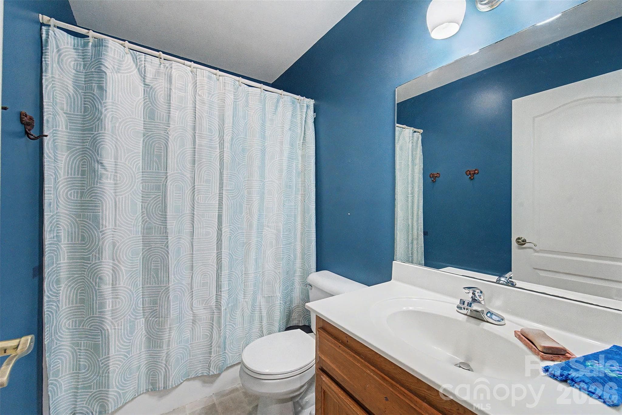 lower level full bath - 110 Wyoming Drive, Sylva