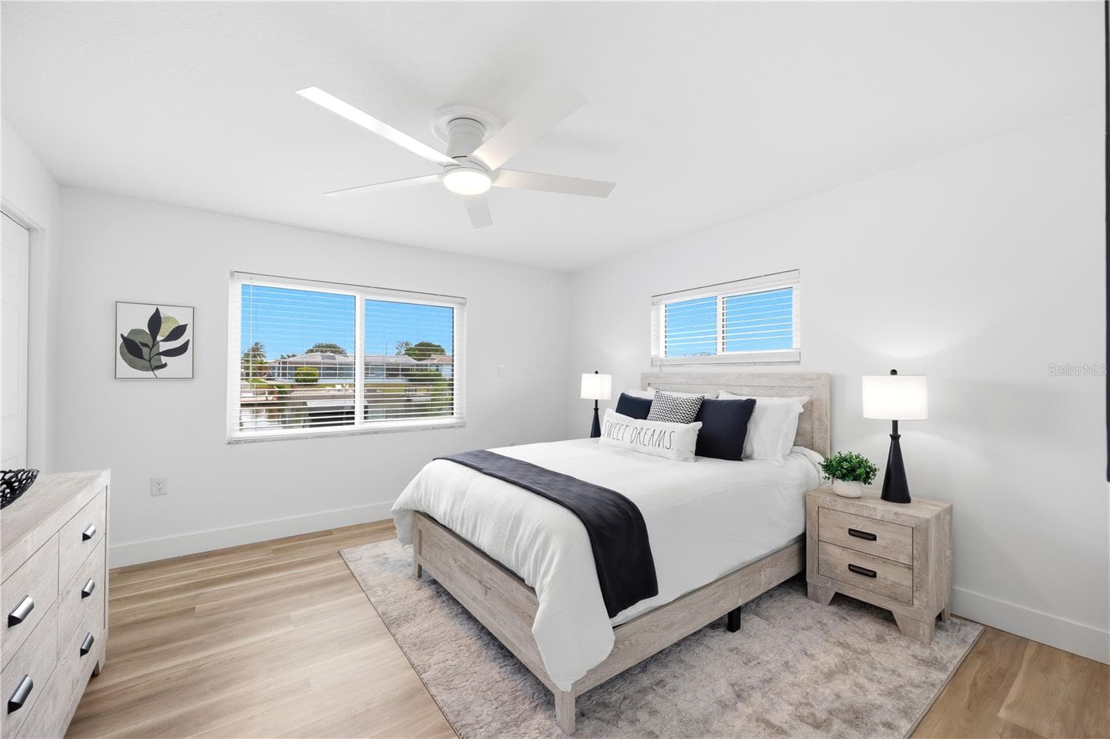 Guest Bedroom 4 with views of the water - 5016 DORY DR, NEW PORT RICHEY