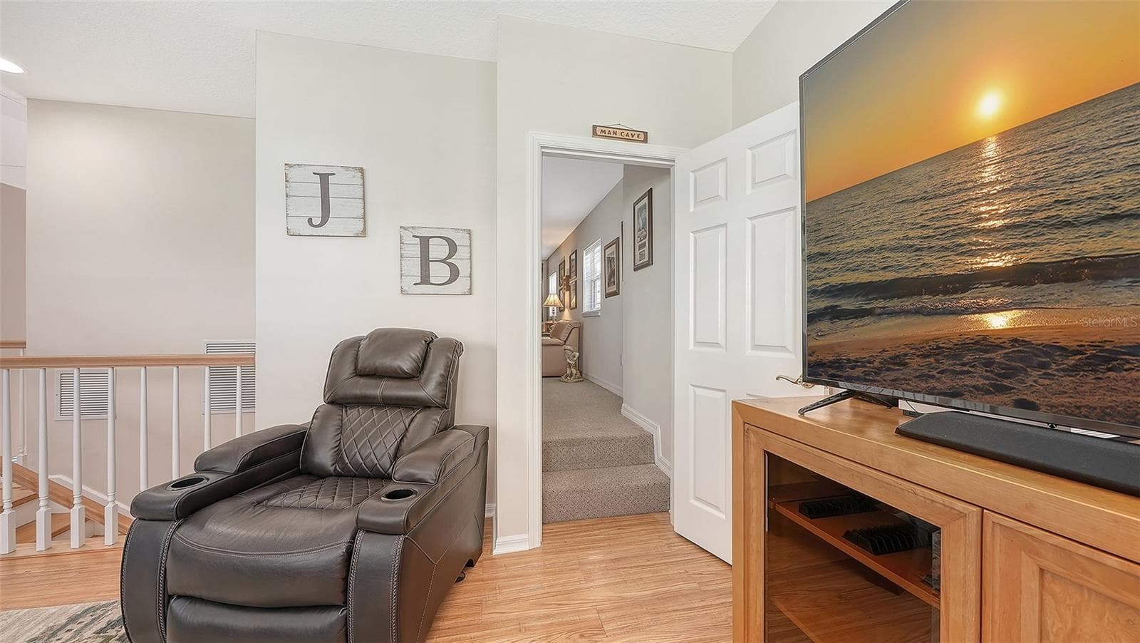 3rd Level Dedicated bonus media room for flexible living and entertaining. - 3040 GULF OF MEXICO DR #3, LONGBOAT KEY