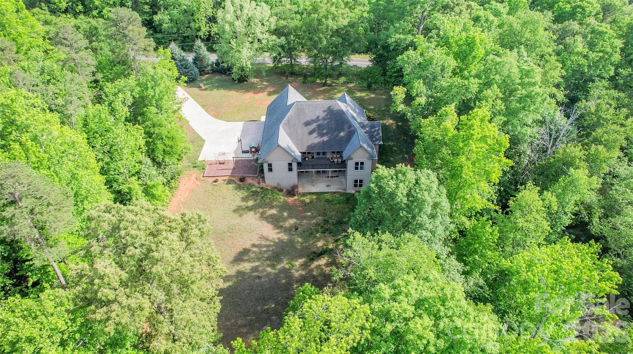 Aerial from back of property - Shelby