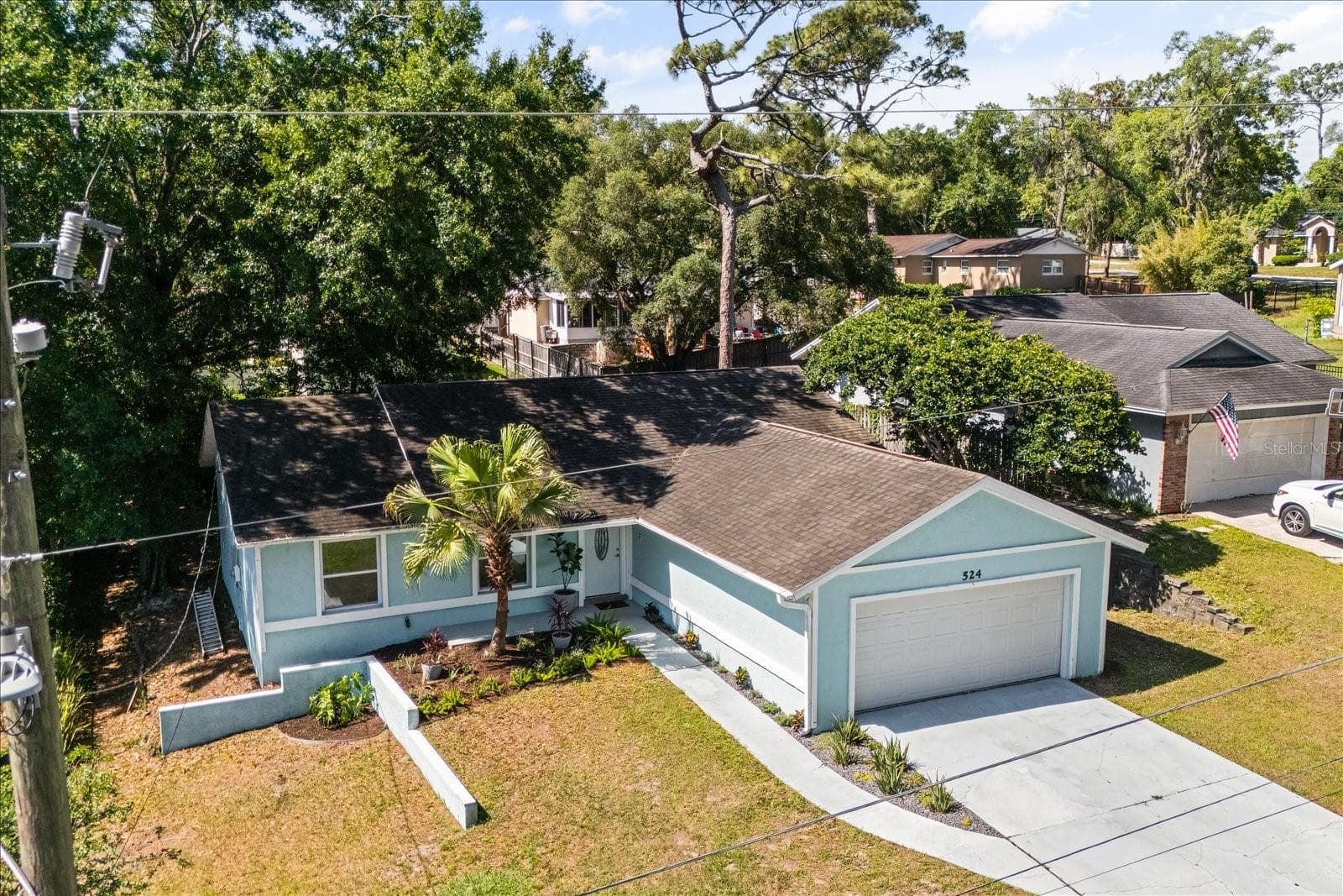 aerial view - 524 E HILLCREST ST, ALTAMONTE SPRINGS