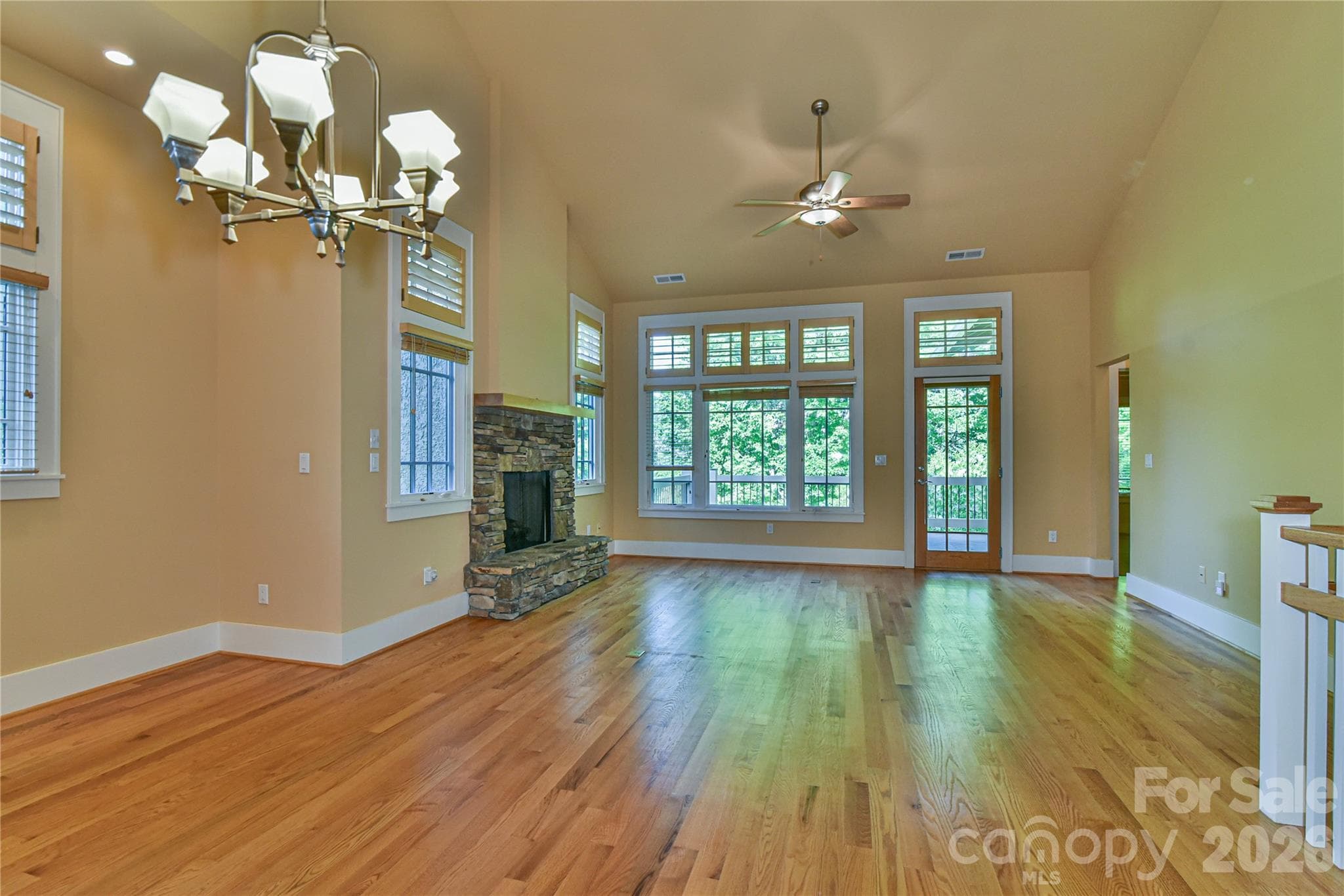 Gleaming Wood Floors Reflect the Plentiful Sunlight - Black Mountain