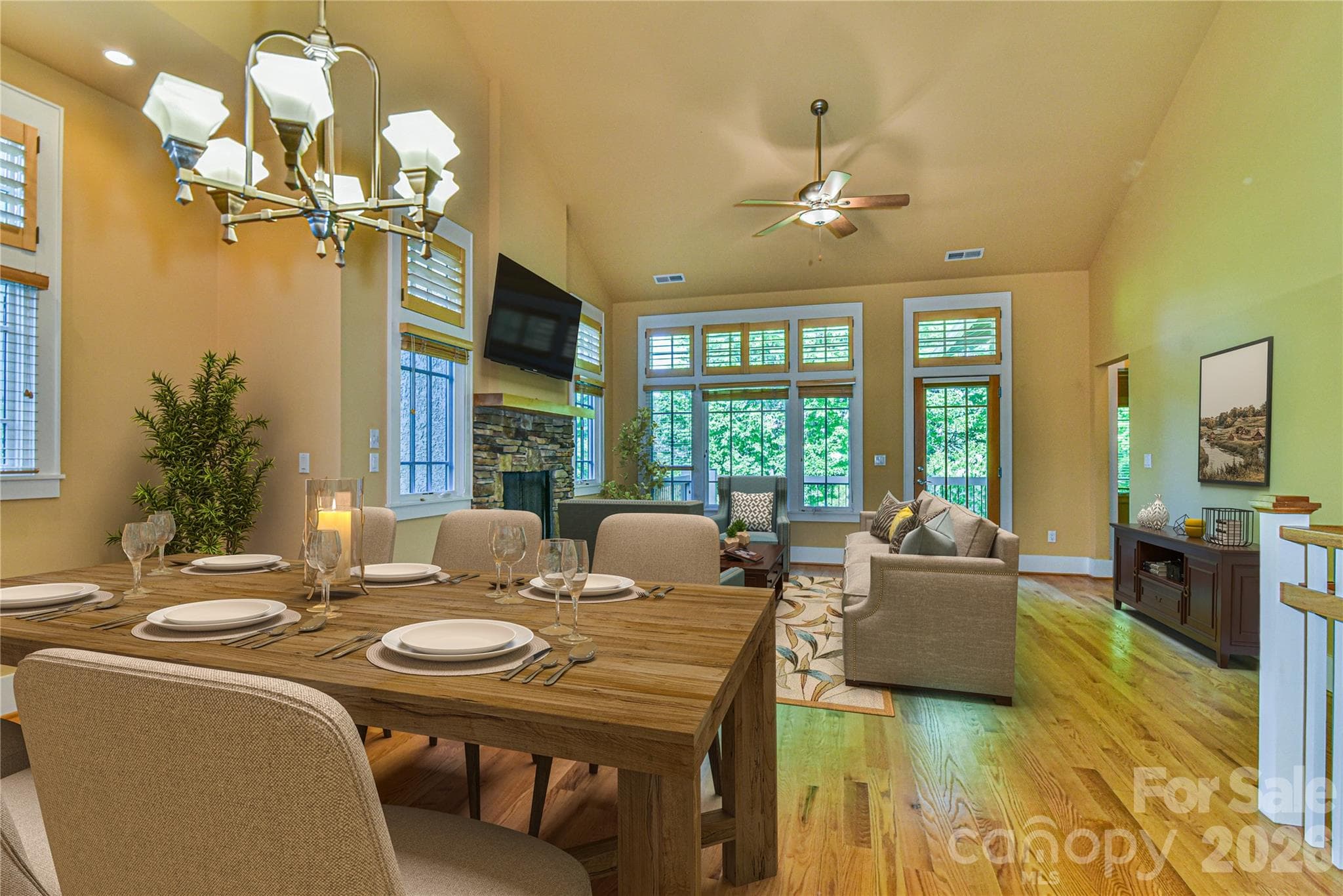 See the Possibilities with this Virtually Staged Great Room! - Black Mountain