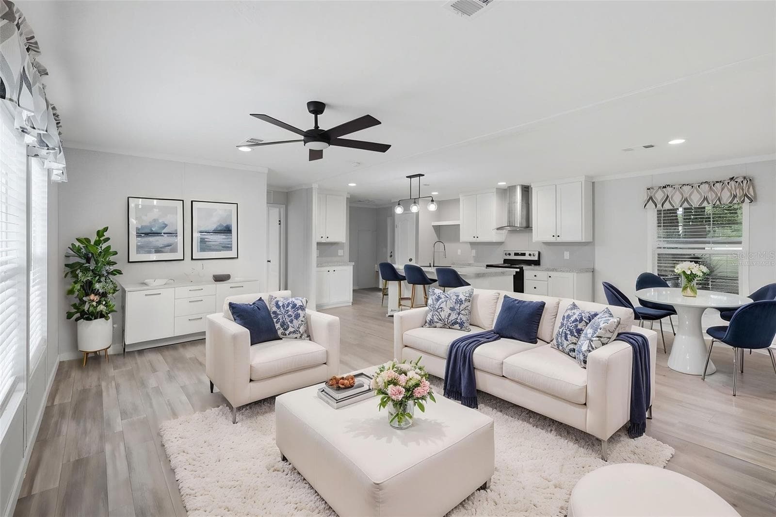 Living Space Virtually Staged - 781 BAYOU DR, CASSELBERRY