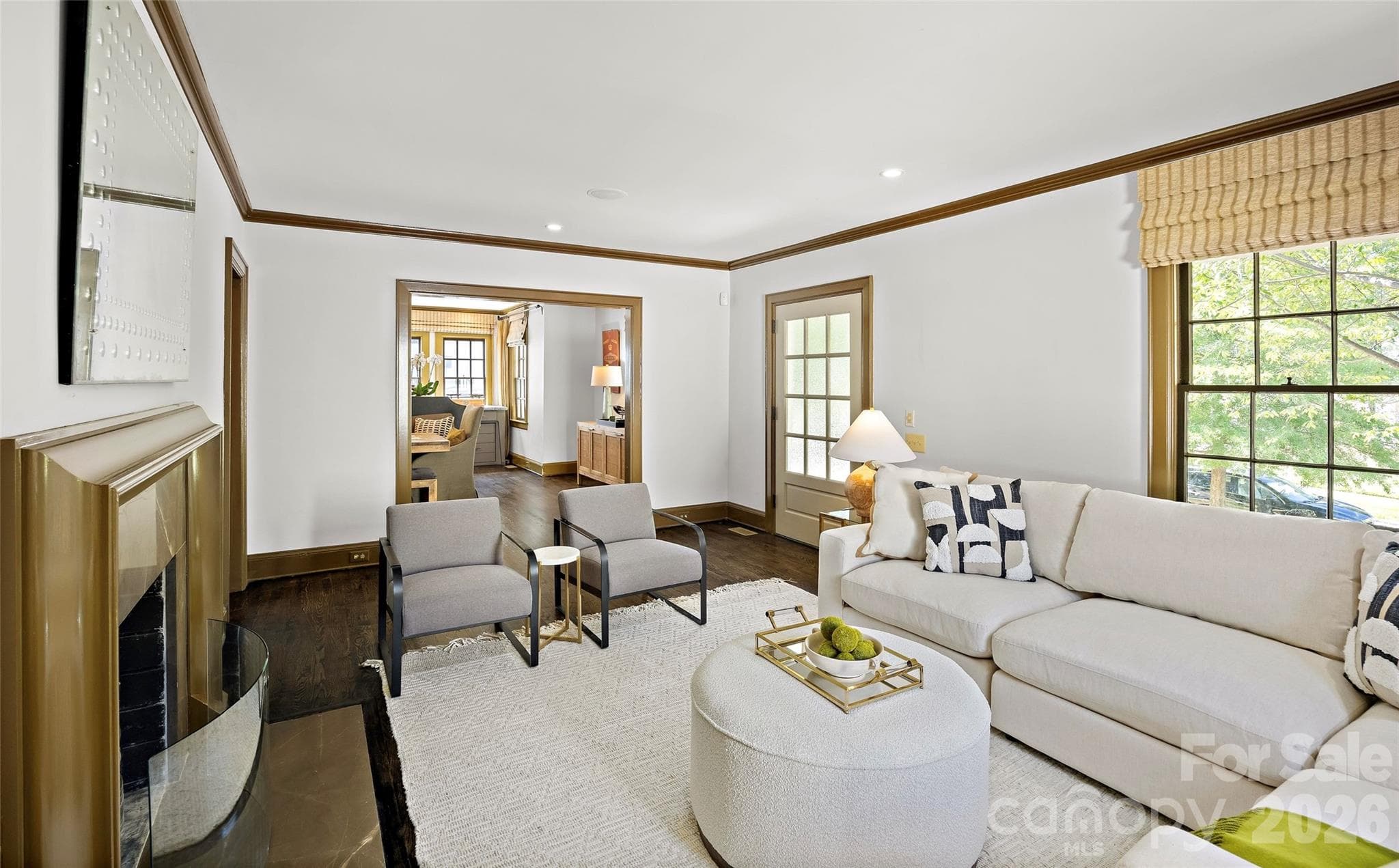 Living Room - 208 Wales Avenue, Charlotte