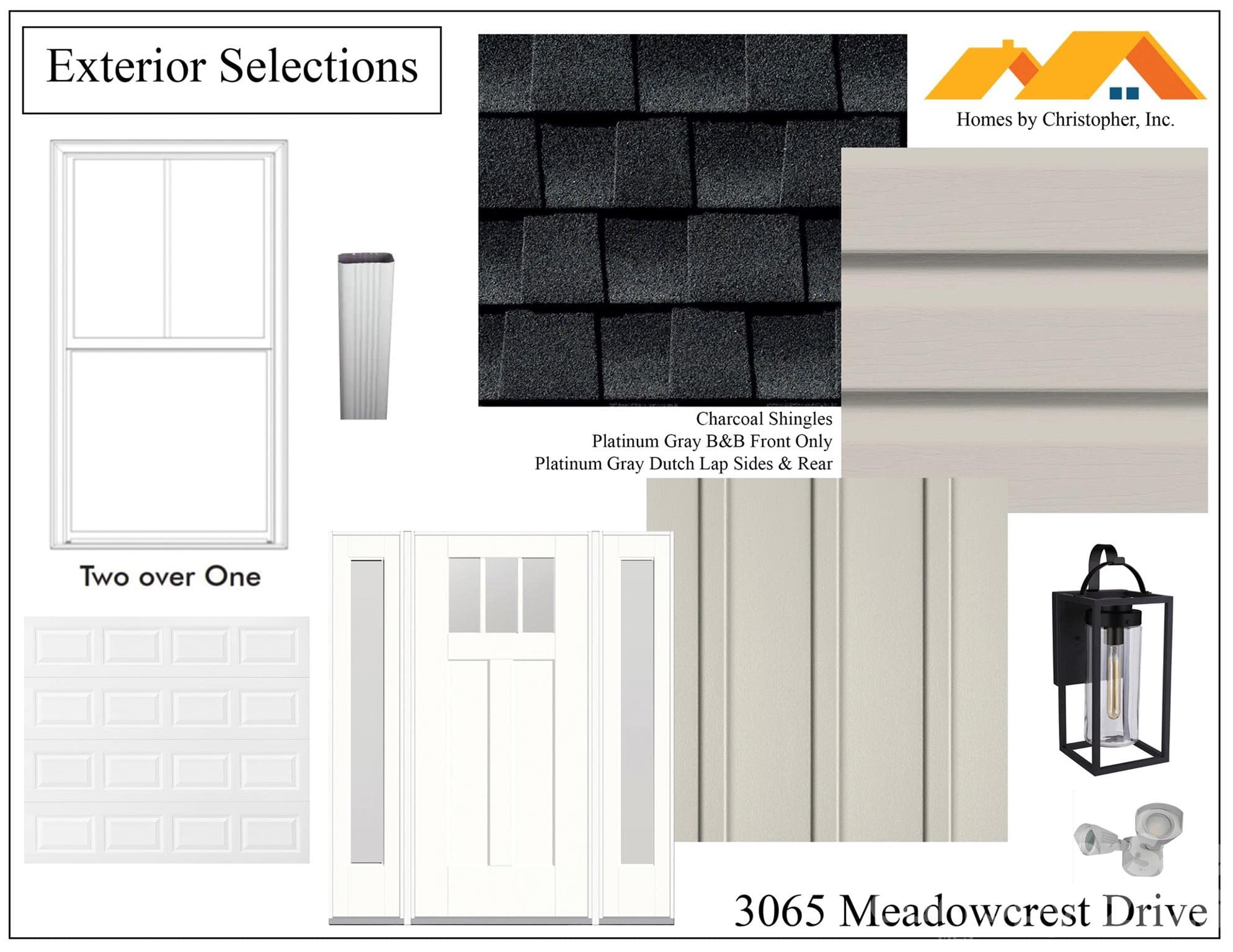 Exterior Selections - 3065 Meadowcrest Drive, Clover