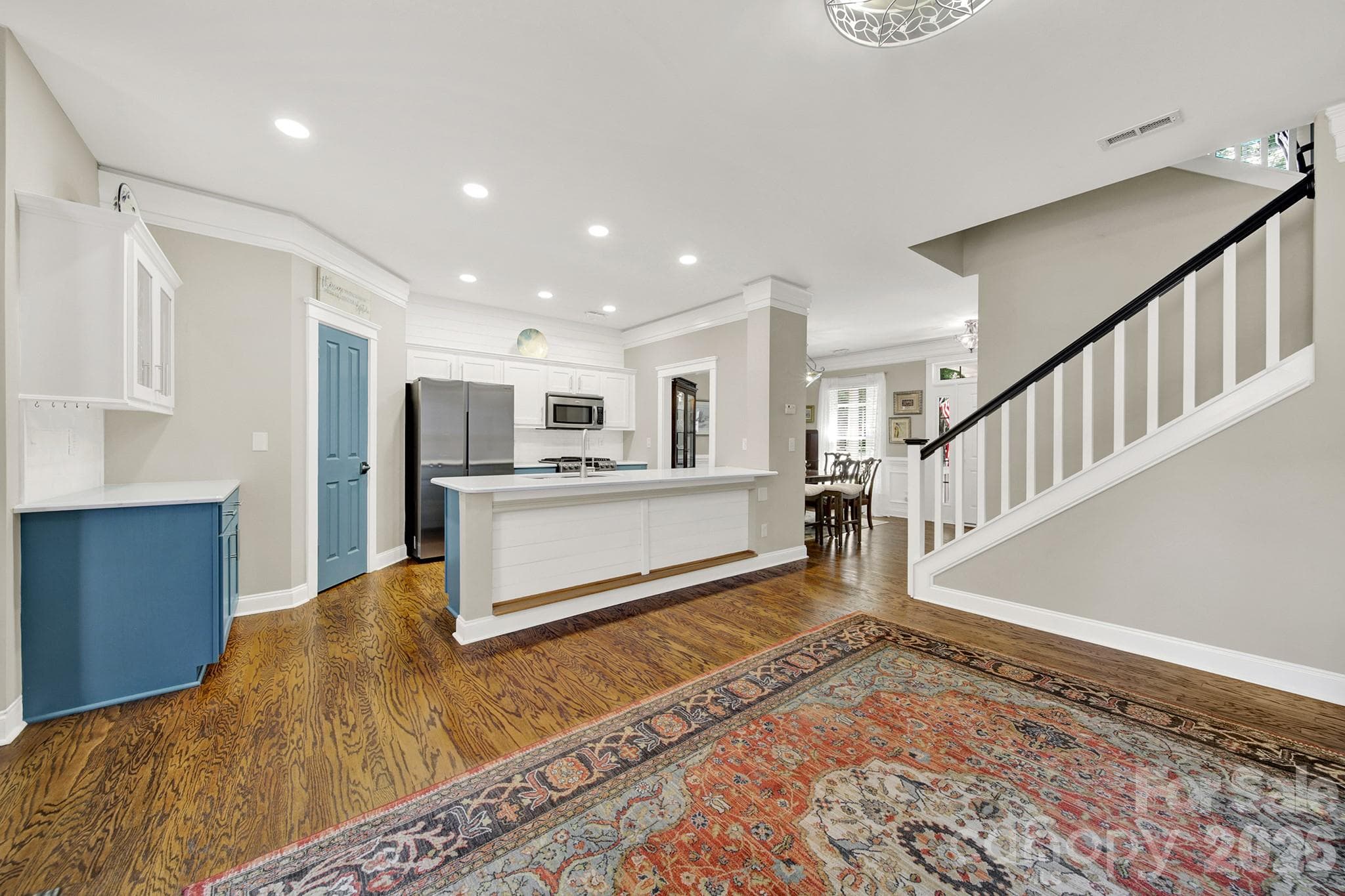 Open Floor Plan - Family Room Open to Kitchen - 4214 Settler Heights Drive, Fort Mill