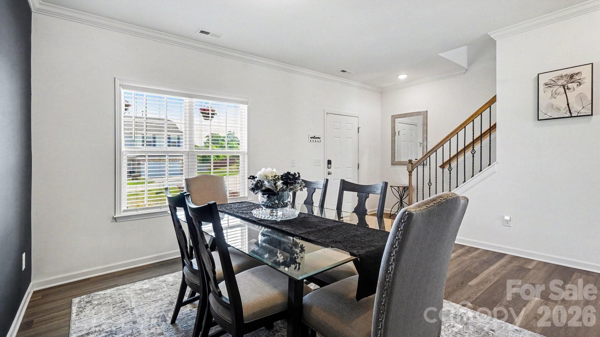 Den being used as dining room - 178 Wickham Court, Clemmons