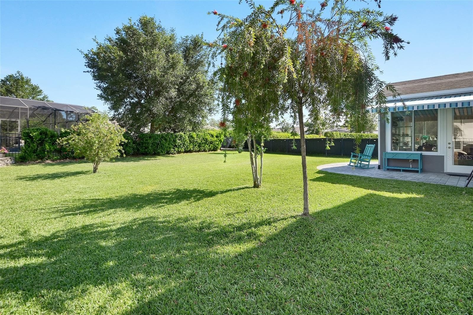 Fenced backyard - 337 ORCHARD HILL ST, DELAND