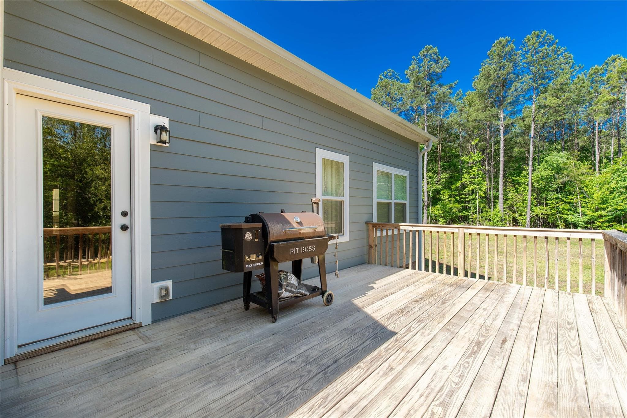 Rear Deck - complete privacy - 4335 Palmer Lloyd Road, Lancaster