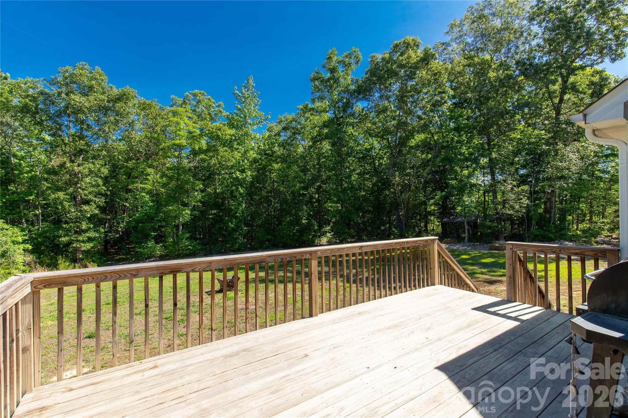 Rear Deck - complete privacy - 4335 Palmer Lloyd Road, Lancaster