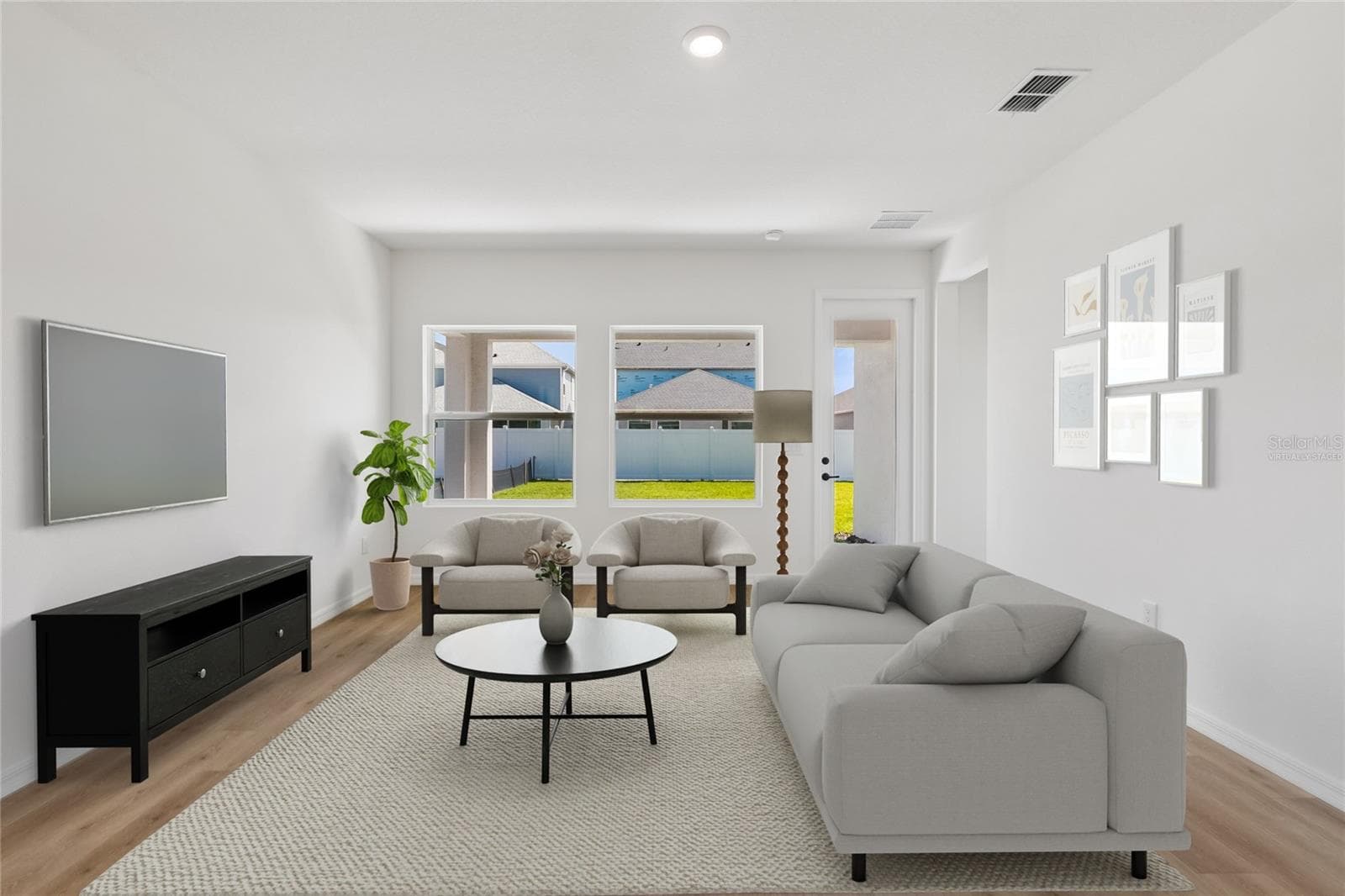 Family Room **Virtually Staged - 15227 EASTLYN DR, BRADENTON