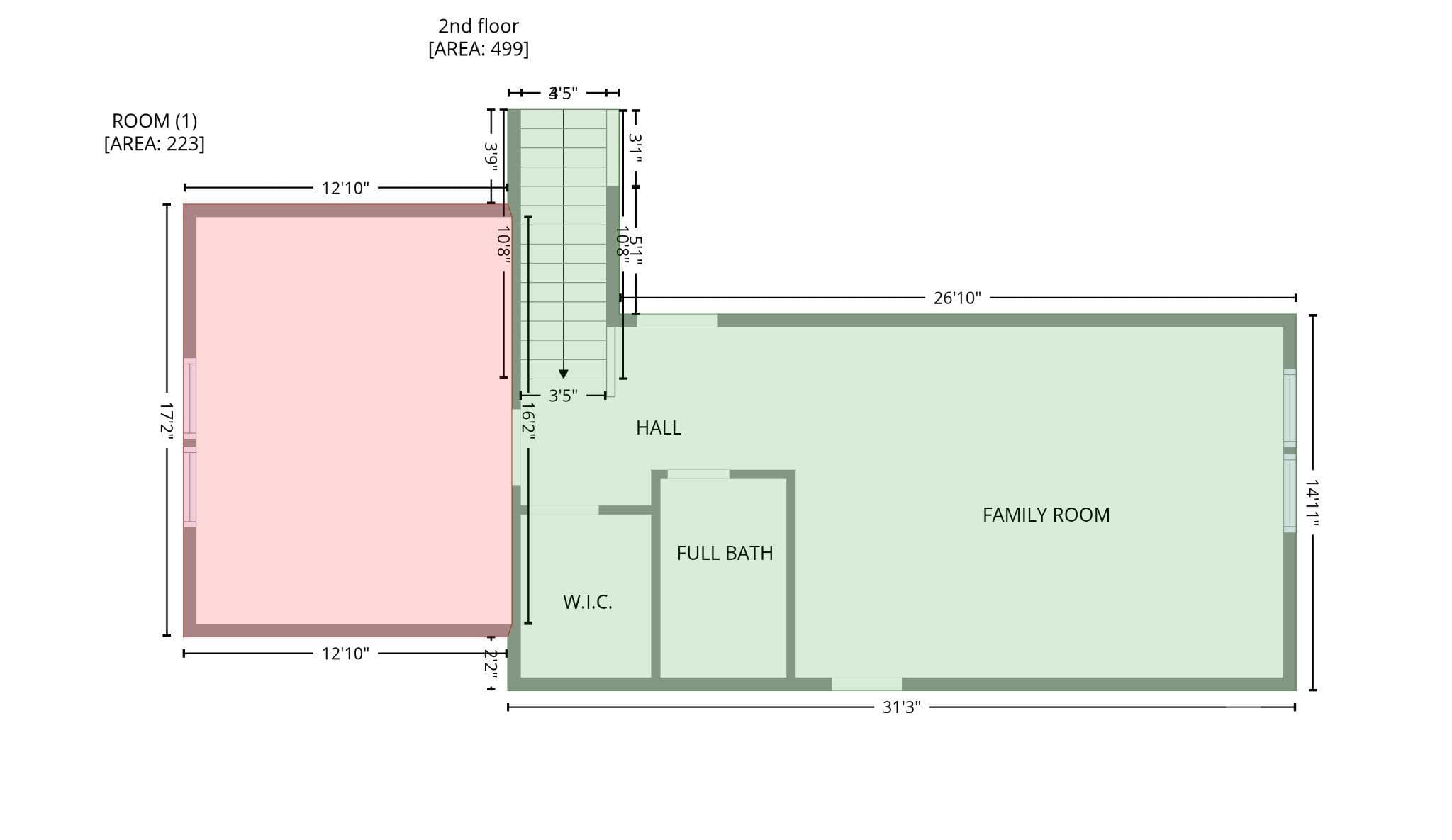 FLOOR PLAN 2 - 8759 Mullis Forest Court, Mint Hill