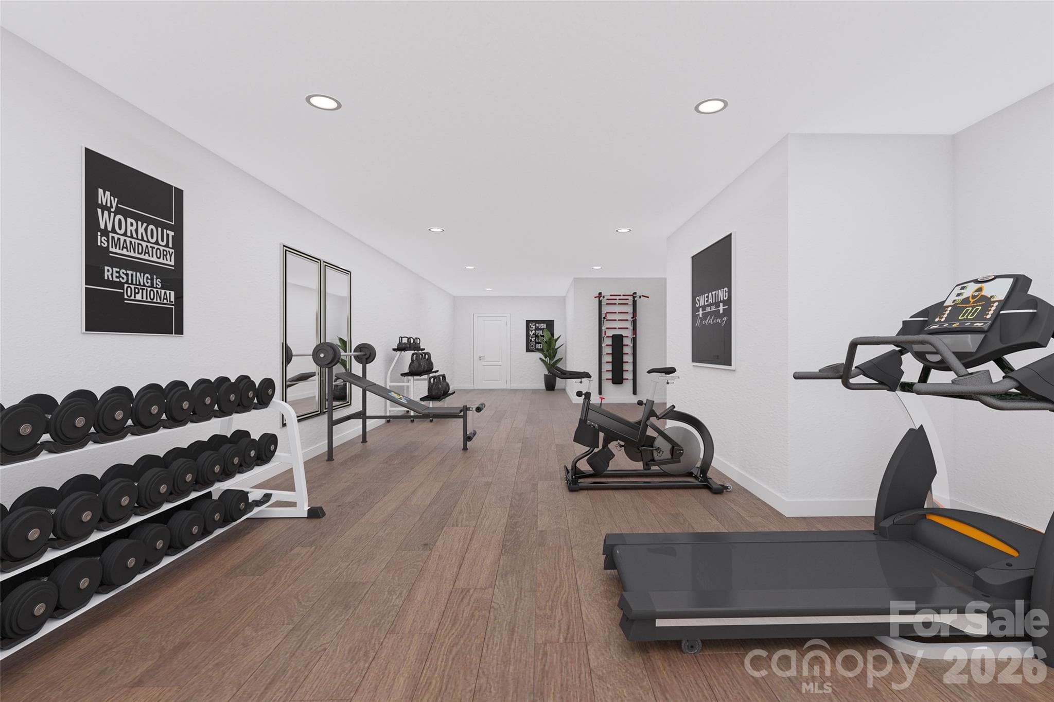 Digital Rendering of Gym & Wellness - 539 Mammoth Oaks Drive, Charlotte