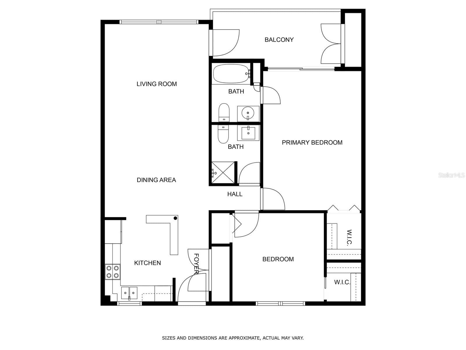 Floor Plan - 1270 GULF BLVD #1007, CLEARWATER BEACH