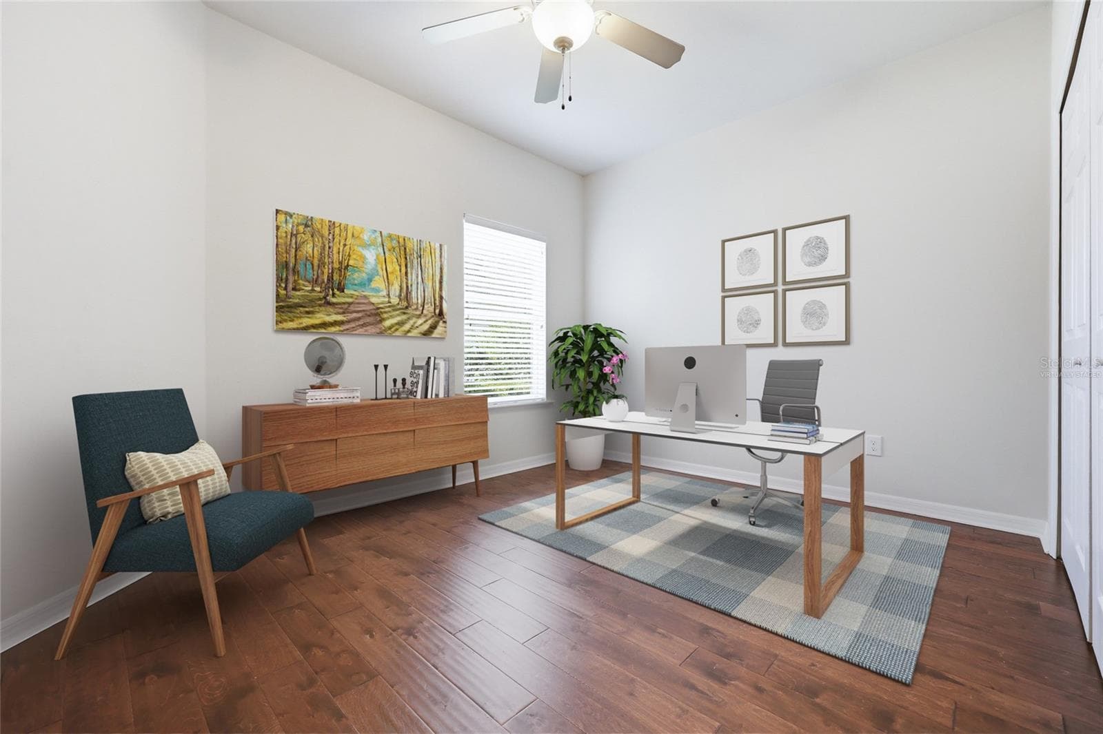 Secondary Bedroom Virtually Staged - 12656 NW 11TH PL, NEWBERRY