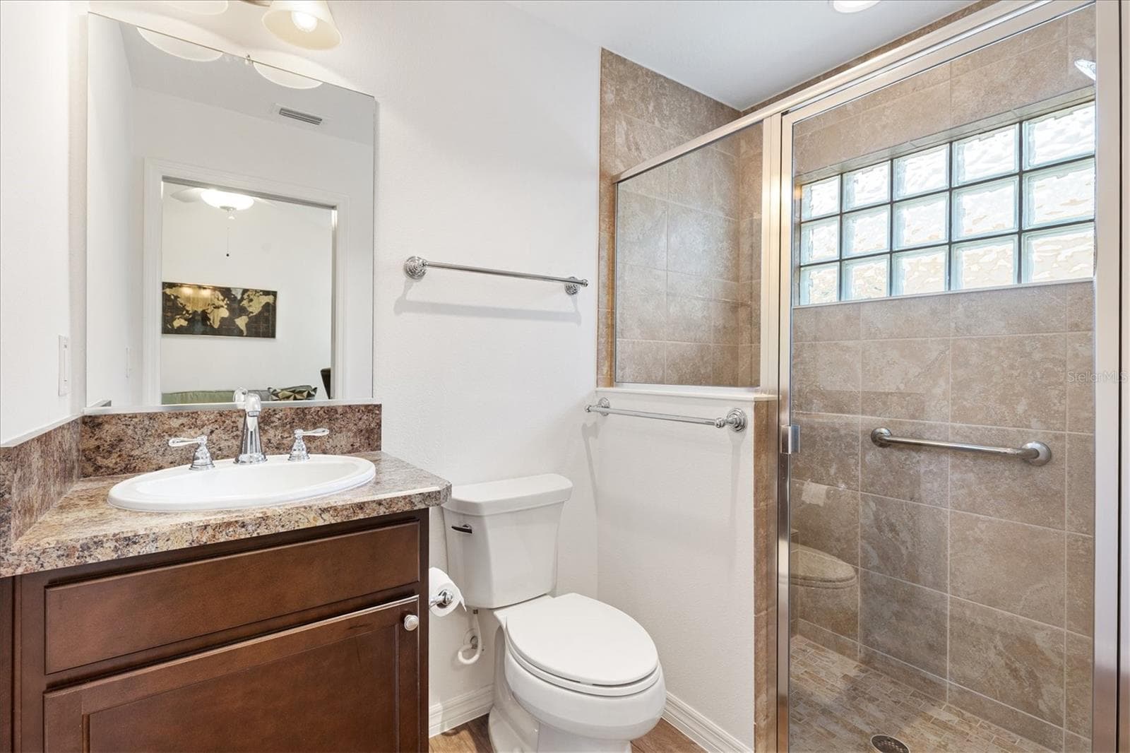 Third bedroom ensuite with walk-in shower. - 4348 TUSCALOOSA PATH, THE VILLAGES