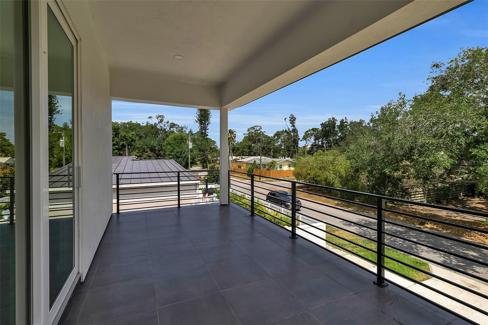 Front balcony from bedrooms 2 & 3 - 2516 BROWNING ST, SARASOTA