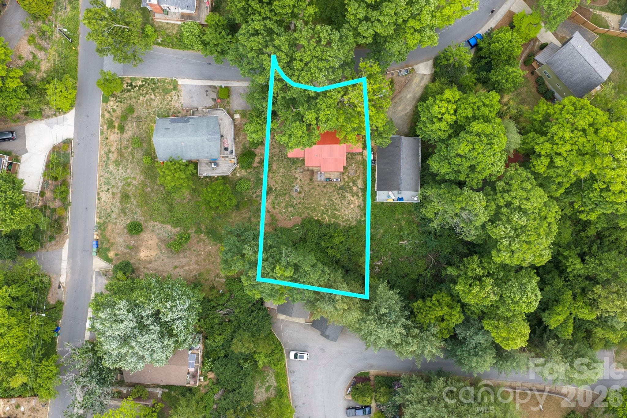 Approx lot lines - 126 Maney Avenue, Asheville