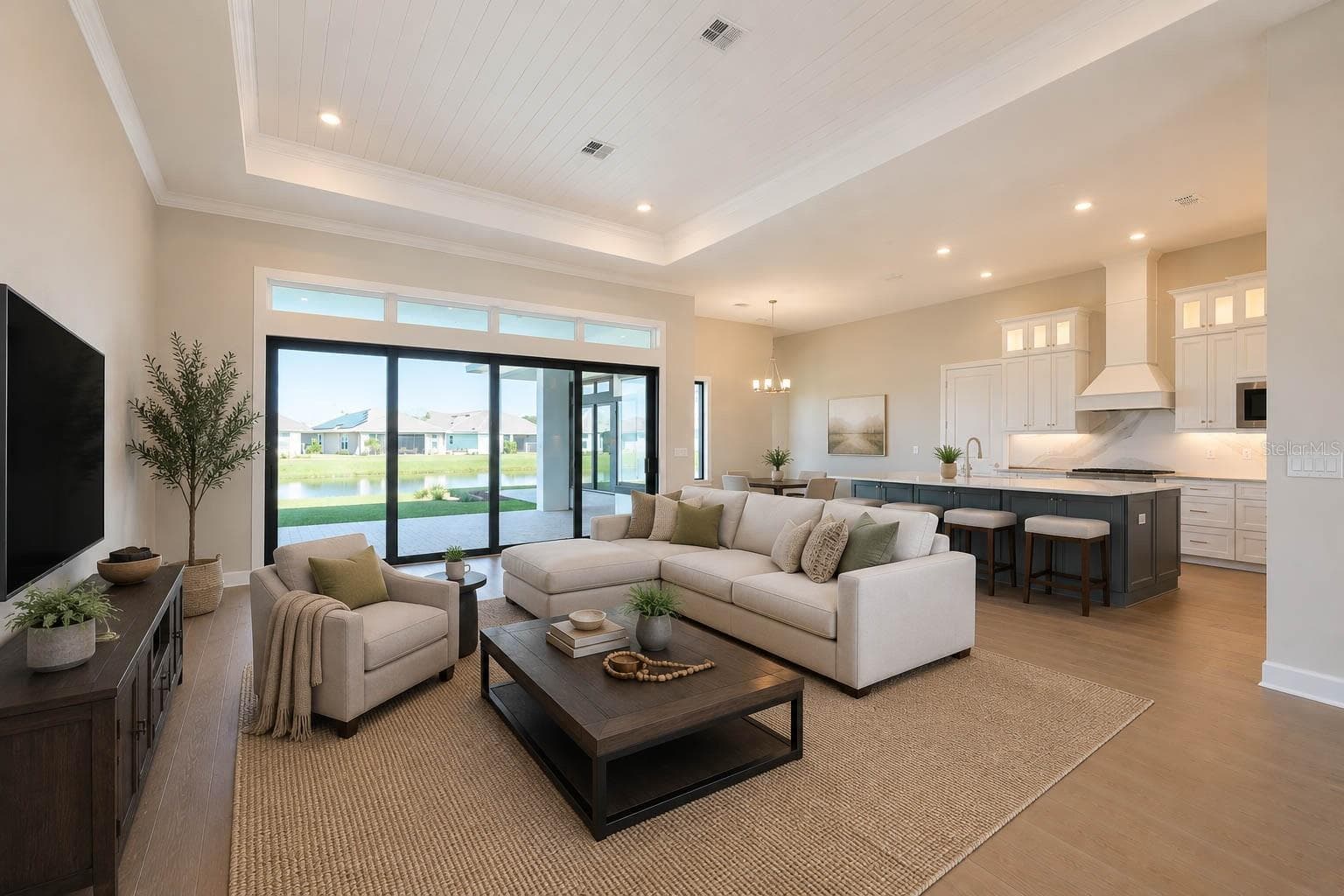 LIVING ROOM - 4866 FRECCIA LOOP, WESLEY CHAPEL