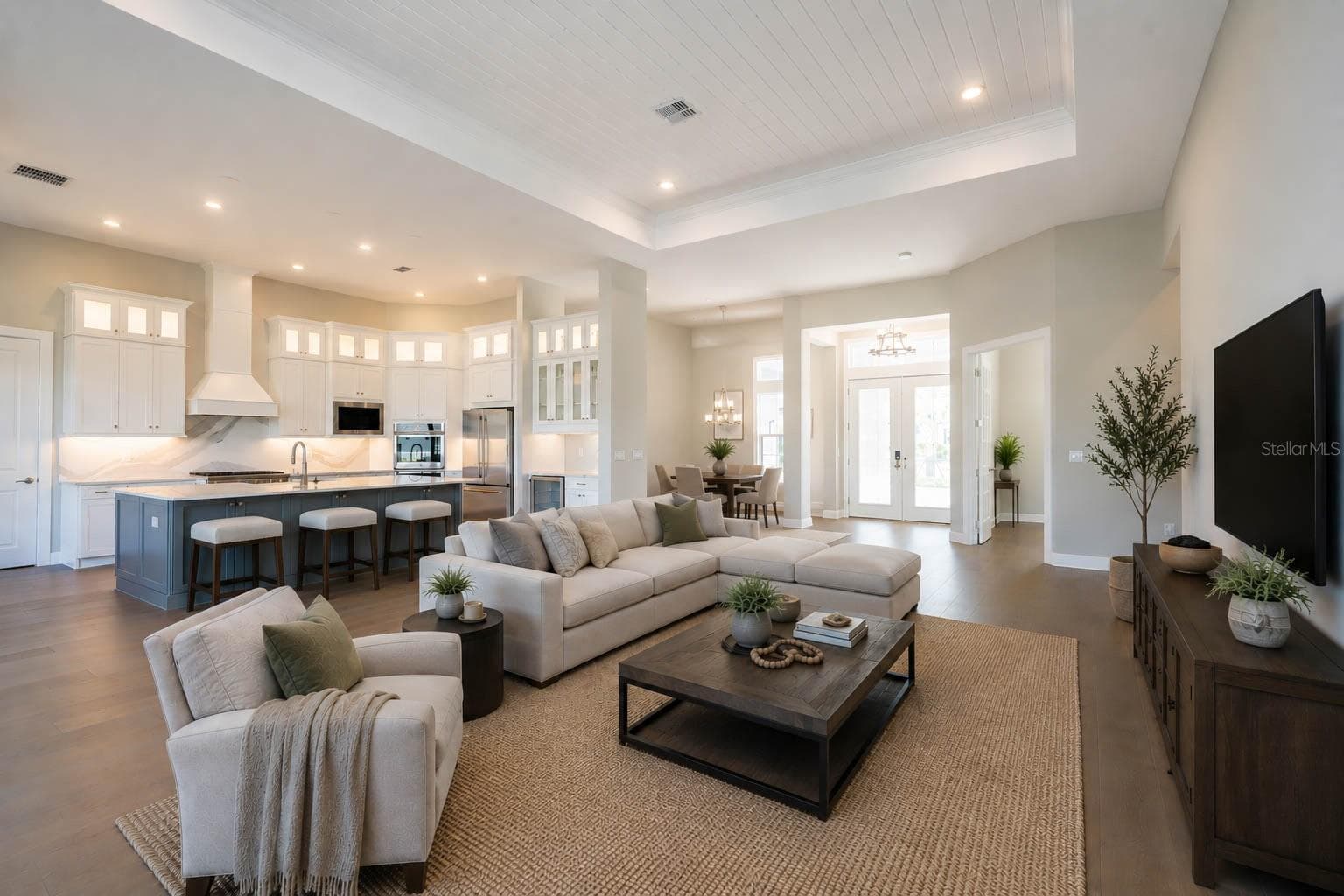 LIVING ROOM - 4866 FRECCIA LOOP, WESLEY CHAPEL