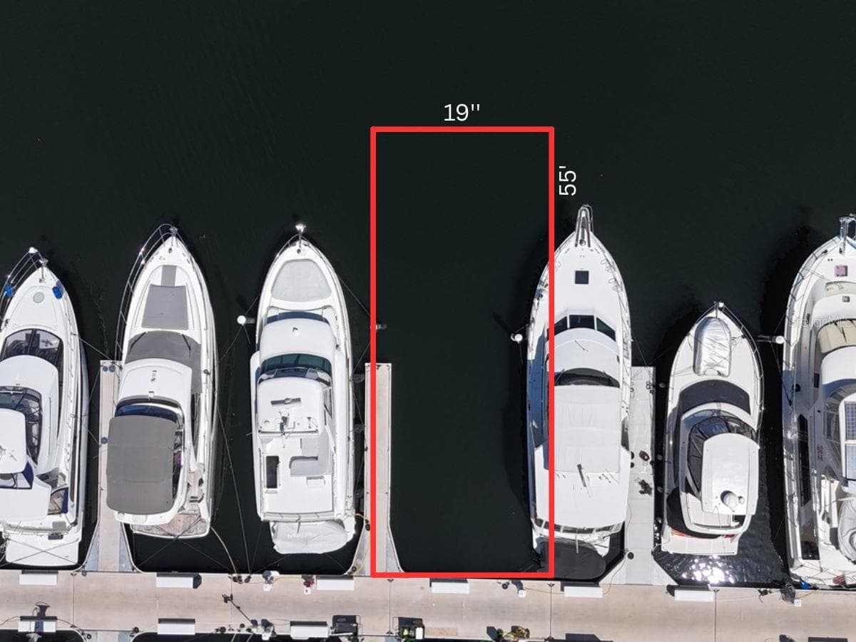 Slip Measurement - 102 RIVIERA DUNES WAY #C-7, PALMETTO
