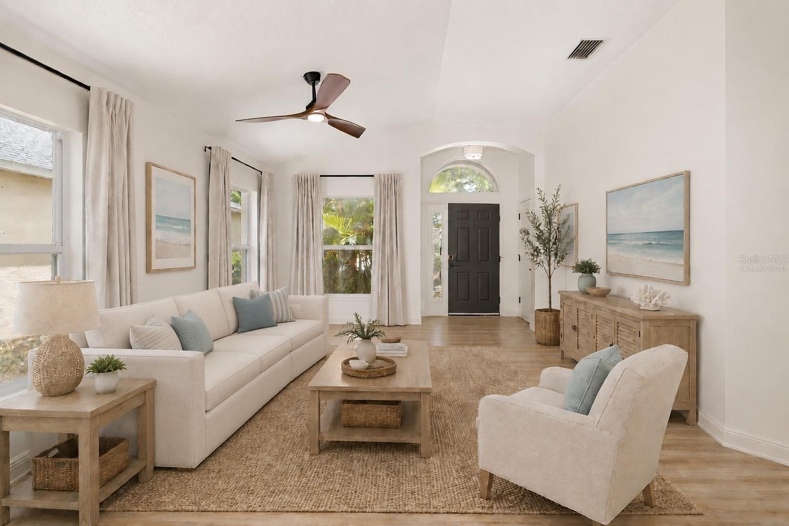 Living Room (Virtually Staged) - 6226 BLUEFLOWER CT, LAKEWOOD RANCH