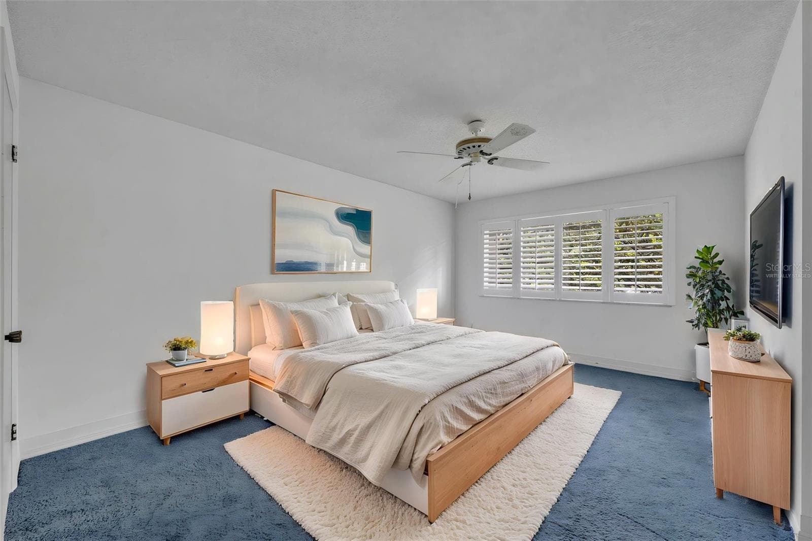 Virtually staged primary bedroom - 497 OAK HAVEN DR #497, ALTAMONTE SPRINGS