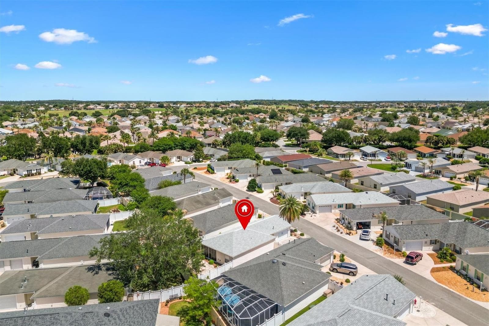 AERIAL VIEW - 979 SMYRNA ST, THE VILLAGES