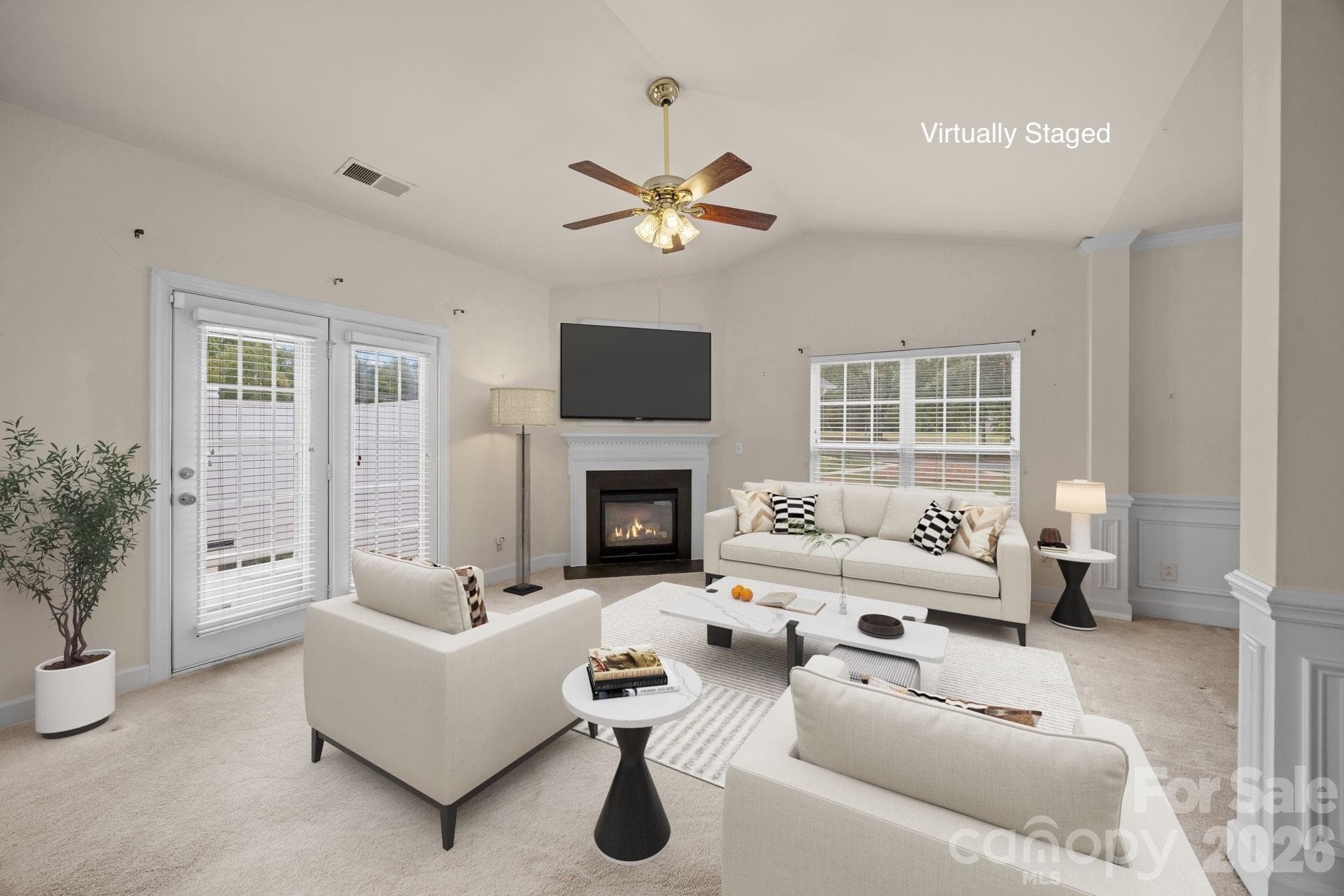 Virtually staged - 2960 Zion Renaissance Lane, Charlotte
