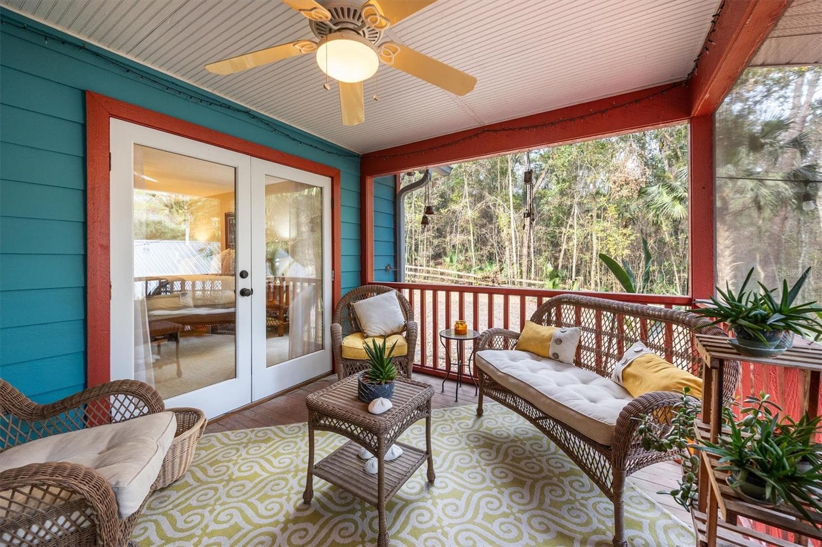 Lanai from the Great Room - 22675 NW 75TH AVENUE RD, MICANOPY