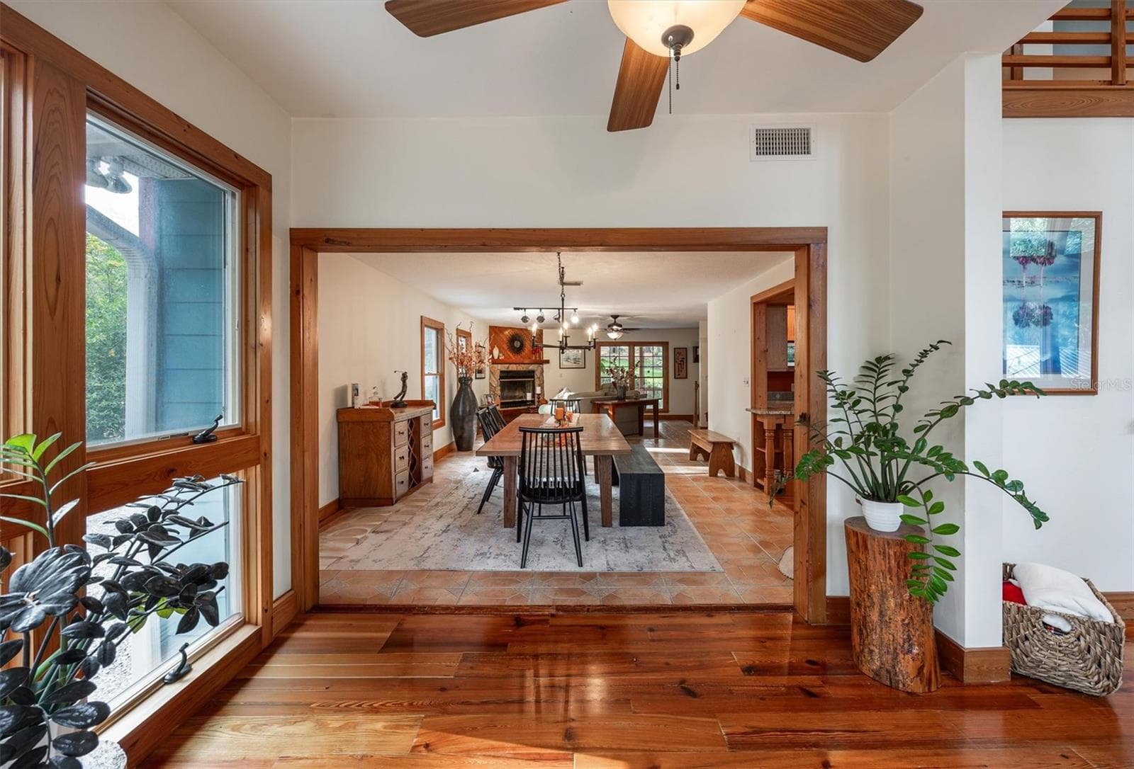 Dining area from Great Room - 22675 NW 75TH AVENUE RD, MICANOPY