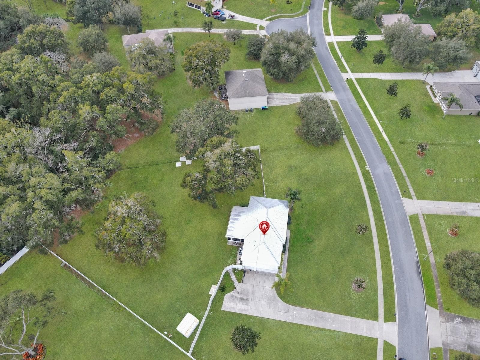 aerial view 7 - 7561 LAKE ANDREA CIR, MOUNT DORA