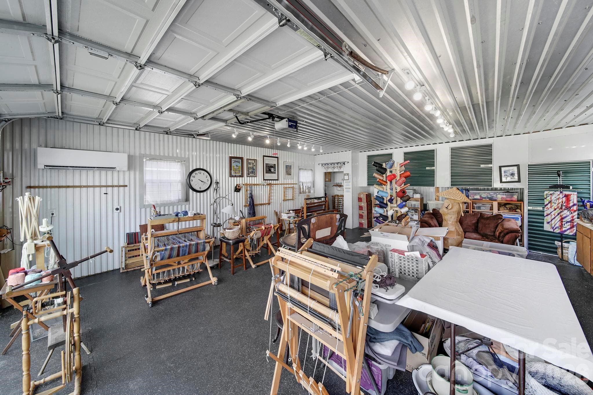 Interior of detached workshop - Clover