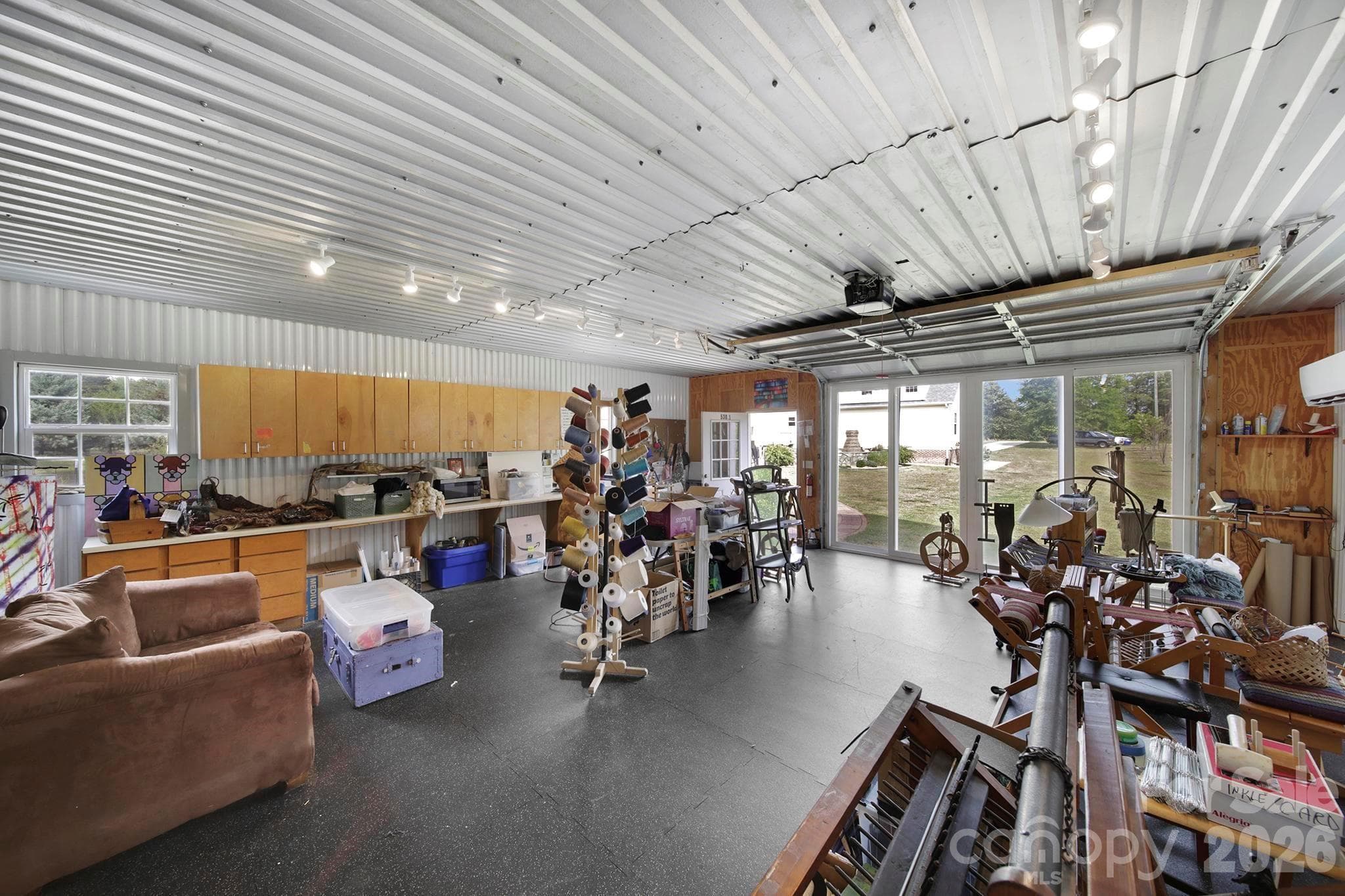 Interior of detached workshop - Clover