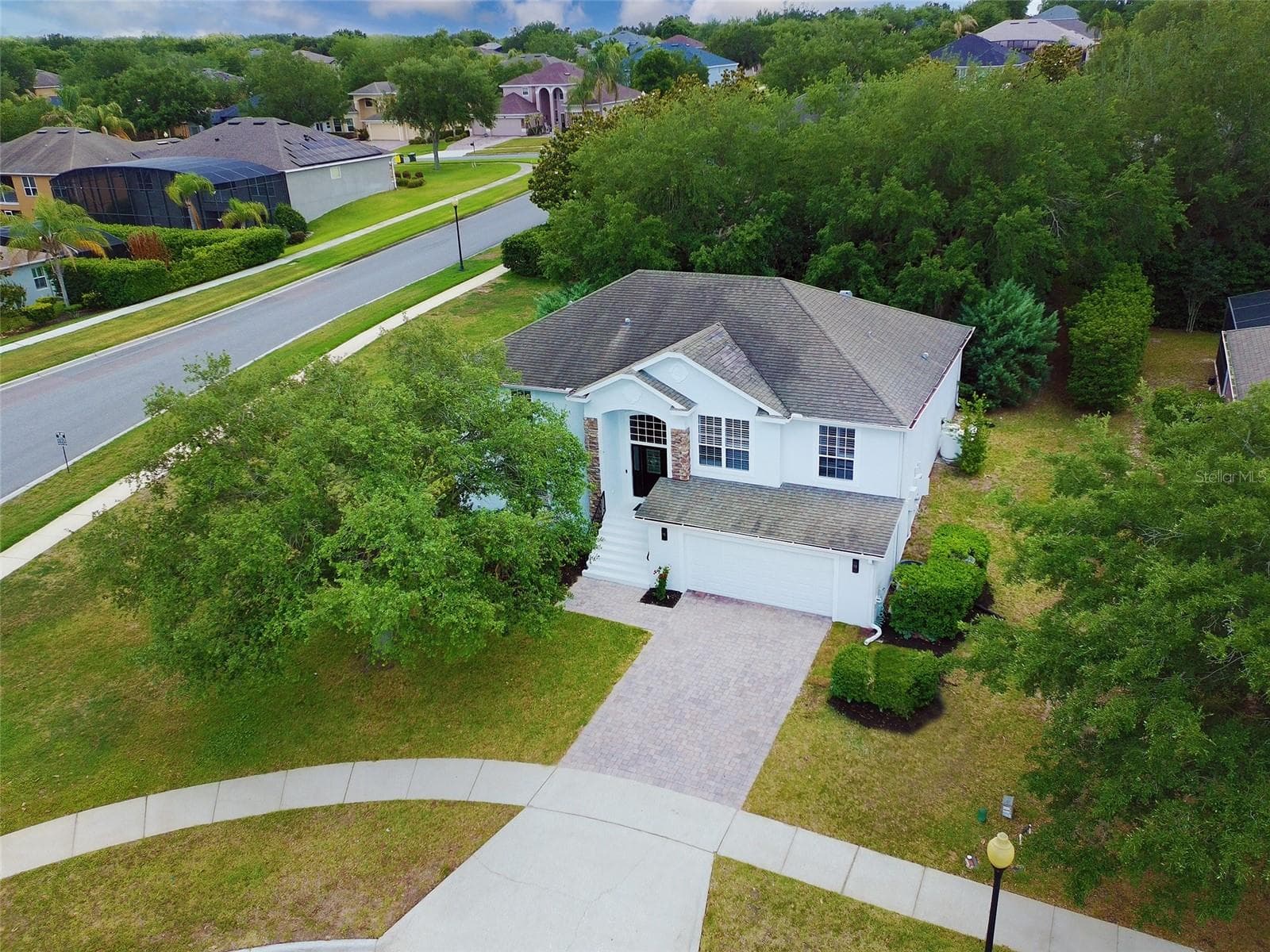 Front Aerial - 1397 LATTIMORE DR, CLERMONT