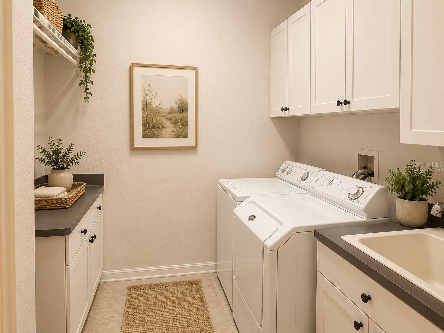 Laundry Room virtually staged - 2686 CRYSTAL CIR, DUNEDIN