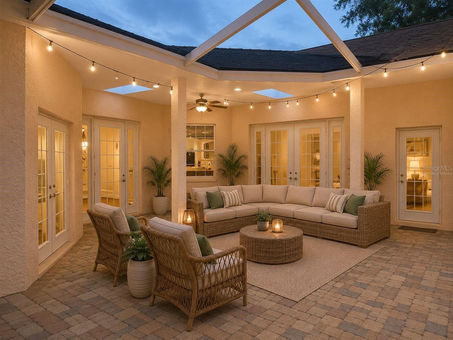 Patio virtually staged - 2686 CRYSTAL CIR, DUNEDIN
