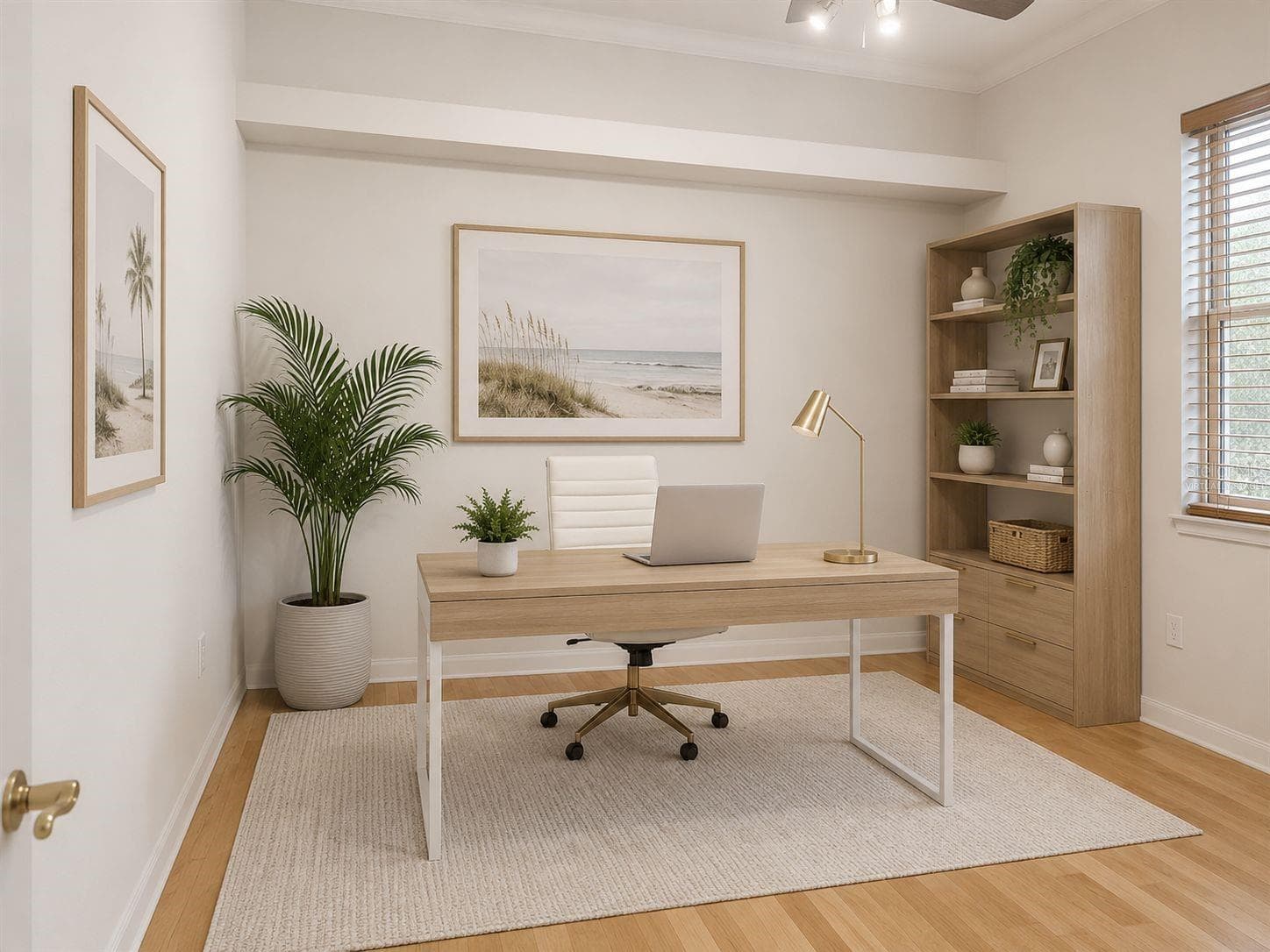 Home Office virtually staged - 2686 CRYSTAL CIR, DUNEDIN