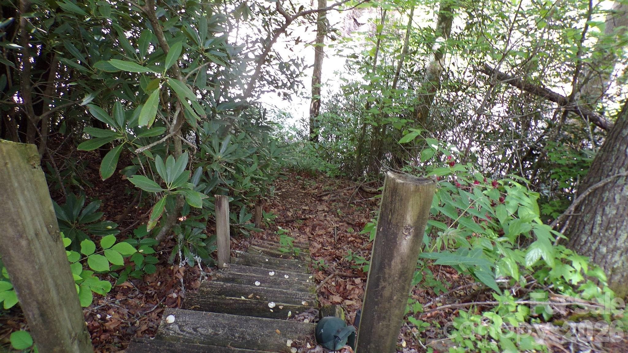 Steps down to creek, do not use. - 216 Paradise Road, Hendersonville
