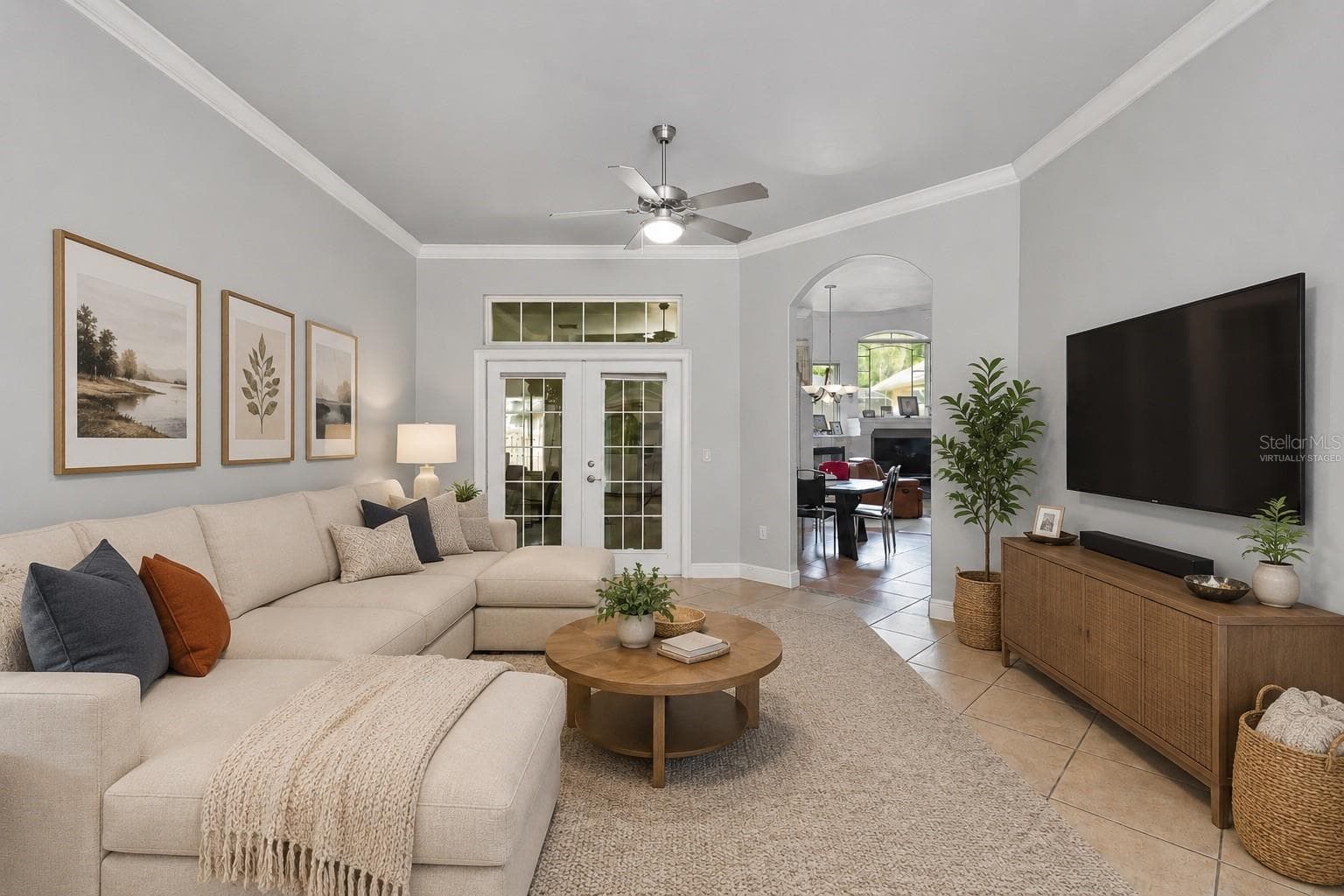 Secondary Living Area or Dining Room - Virtually Staged - 1446 SW 87TH ST, GAINESVILLE