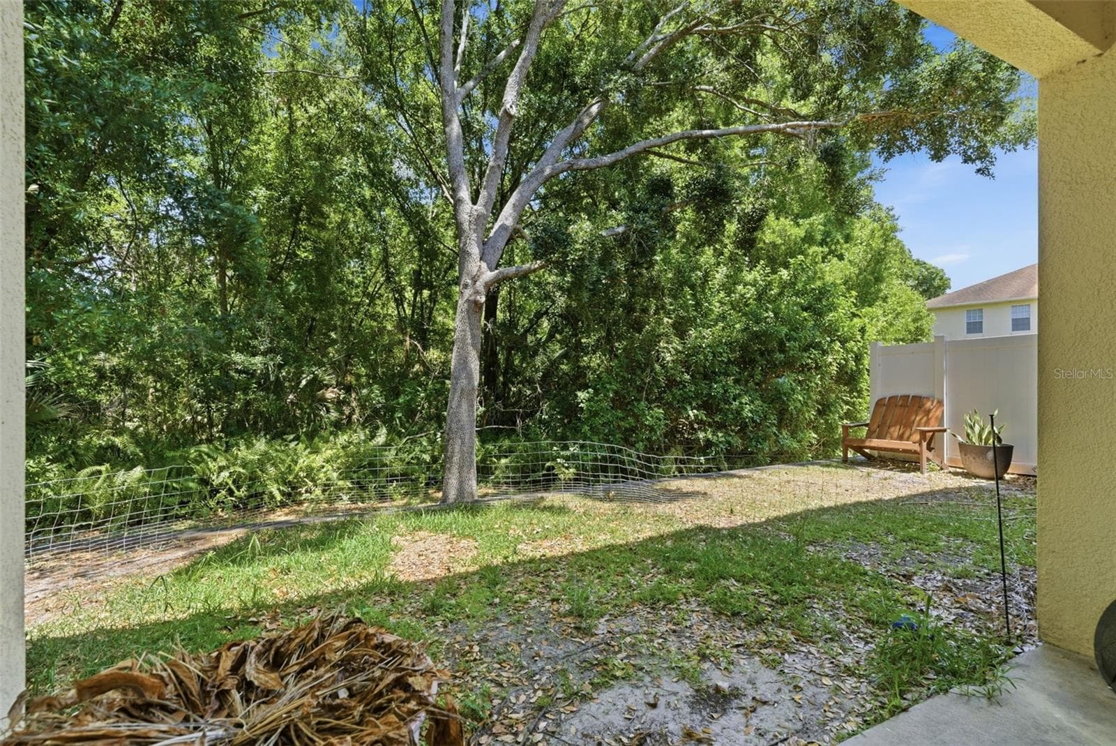 View from back porch - 2049 FIESTA RIDGE CT, TAMPA