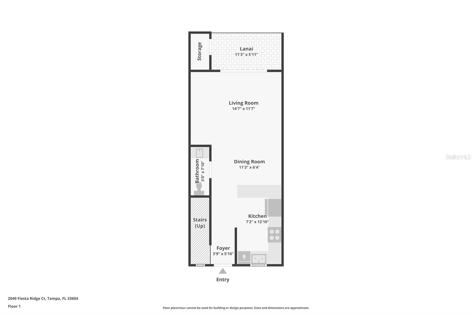 Downstairs - 2049 FIESTA RIDGE CT, TAMPA