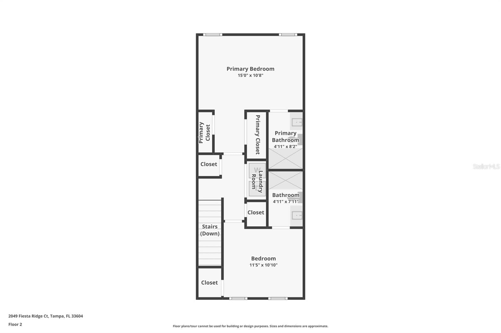 Upstairs - 2049 FIESTA RIDGE CT, TAMPA