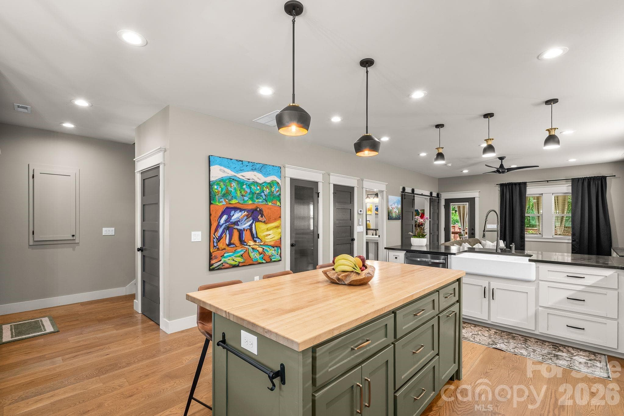 Kitchen Island - 7 Acona Lane, Asheville